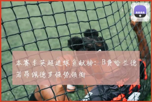 本赛季英超进球贡献榜：B费哈兰德若昂佩德罗强势领衔